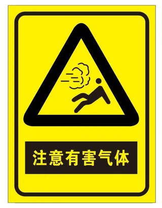 矢量有害气体导视牌