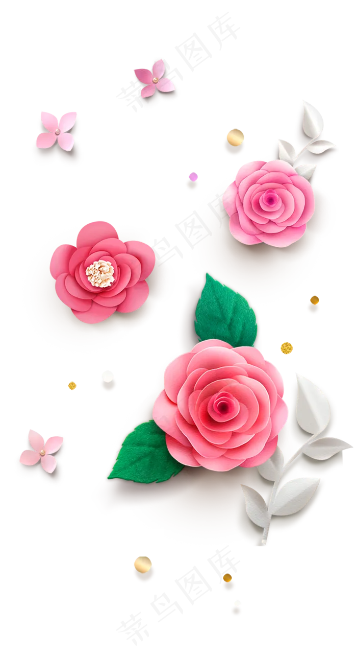 免扣素材元素花