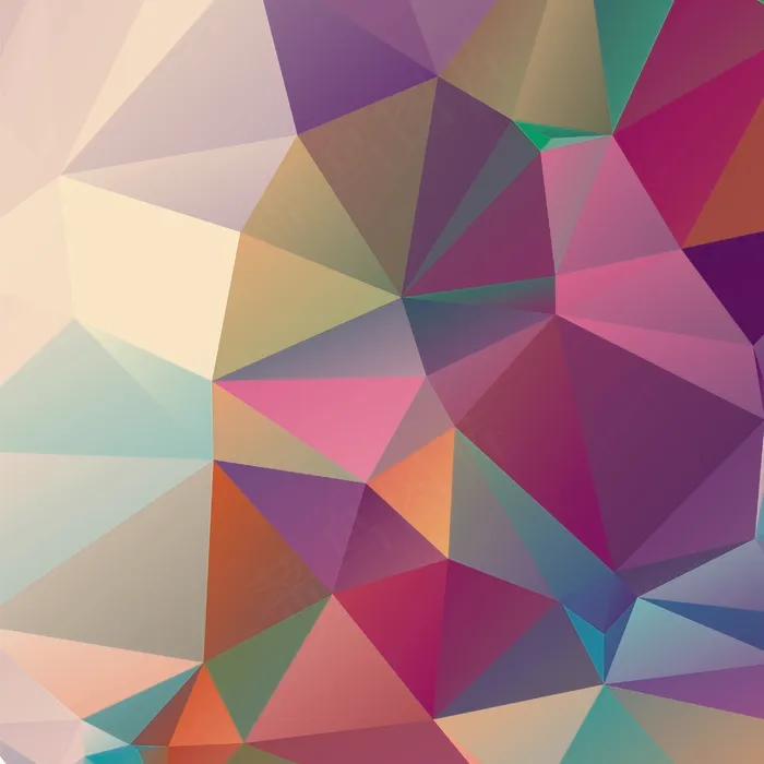 炫彩几何图形背景 几何艺术设计 多边形背景图片eps,ai矢量模版下载