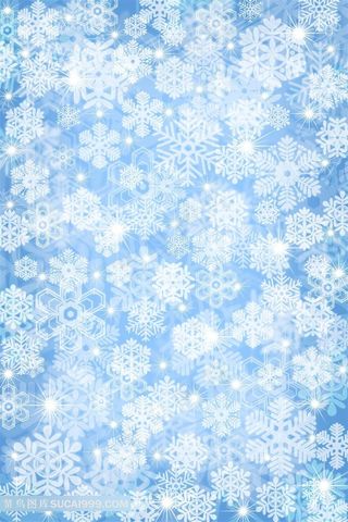 高清蓝色雪花花纹圣诞背景图片下载