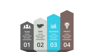 数据图表统计图形分析分类商务会议办公图标PSD模板素材