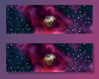 元宇宙世界天空风景背景墙