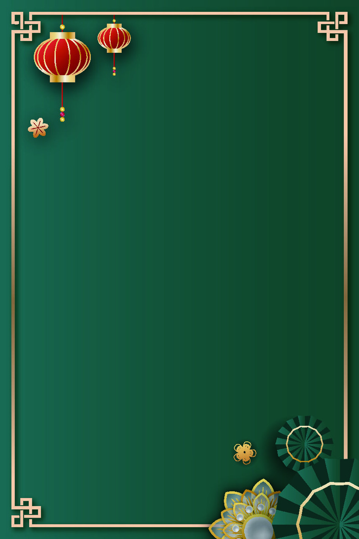 中式古典国潮来袭海报展板宣传背景图PSD设计PS模板素材