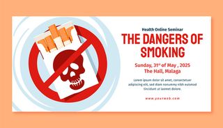 国际禁烟日矢量横幅设计