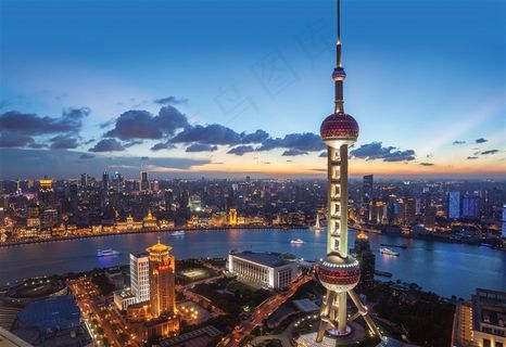 城市灯光图片素材