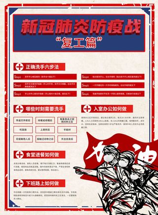 德尔塔病毒防控新冠疫情海报