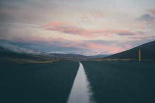 自然摄影冰岛太阳日出日落金