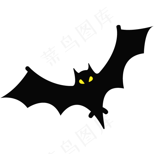 万圣节节日元素蝙蝠