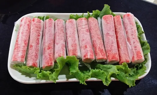 火锅菜品配菜蟹柳蟹棒蟹肉棒