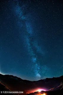 蓝色浩瀚宇宙星空高清图片 蓝色浩瀚宇宙星空高清图片