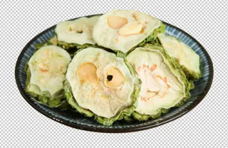 苦瓜干脆片免扣素材
