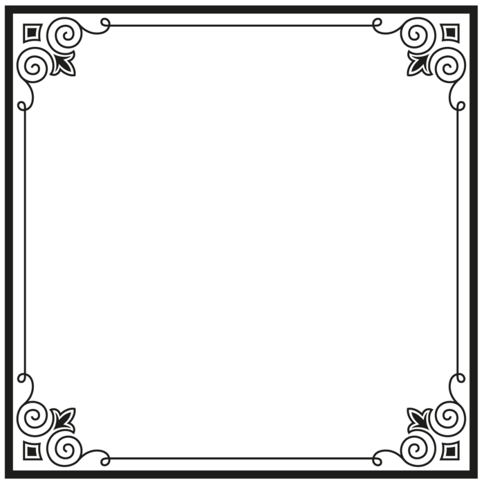 欧式复古线条边框花纹AI矢量LOGO角框花边分割线设计PSD卡片素材