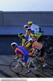 一群自行车爱好者