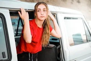 欧美休闲美少女图片