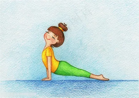 时尚绘画女孩高清图片