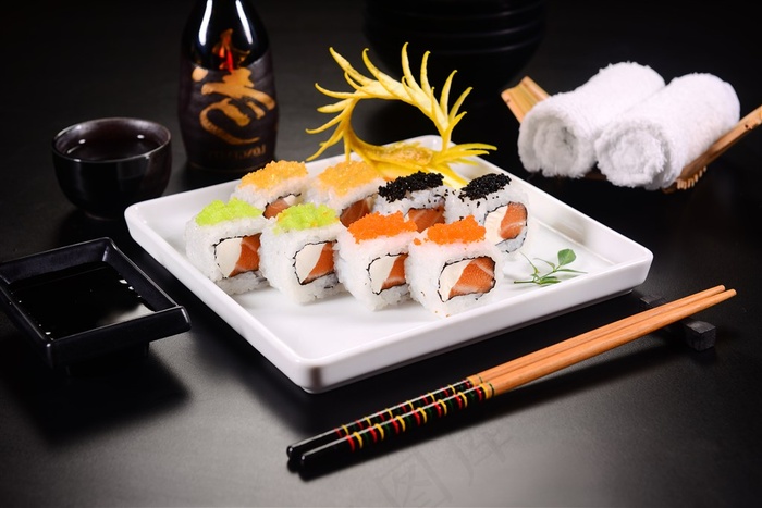 寿司特写寿司摄影