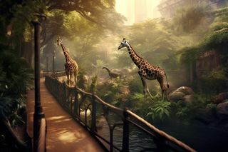 动物园可爱背景