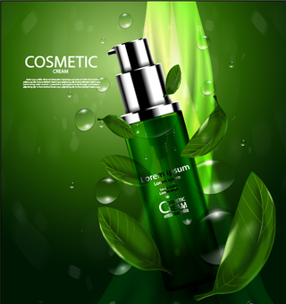 设计广告化妆品素材