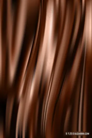 巧克力色渐变丝滑布料背景