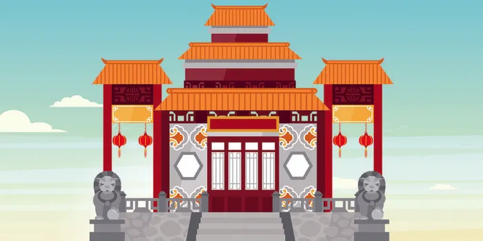 中国风传统水墨古风古典展板边框工笔画PS海报背景平面设计素材psd模版下载