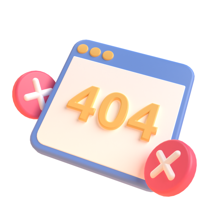 404缺省图标3Dpng素材