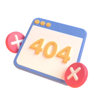 404缺省图标3Dpng素材