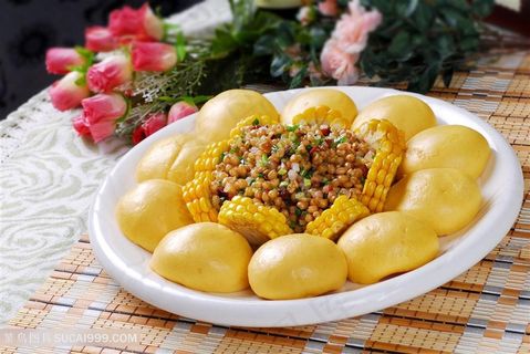 粗粮烩中华美食摄影图