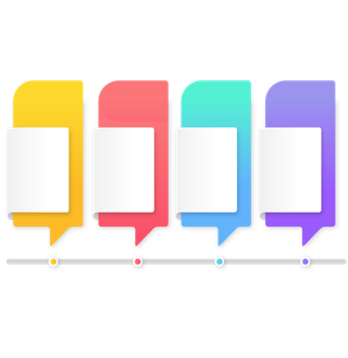 商务立体时间轴_元素