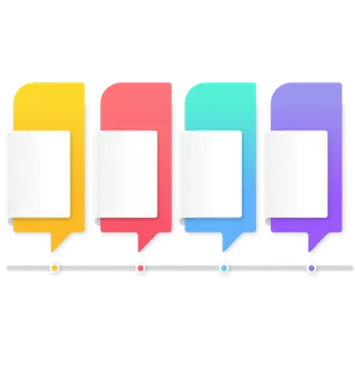 商务立体时间轴_元素