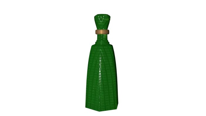 绿色玉石风格的商品酒瓶