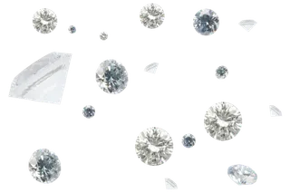 蓝色简约珠宝钻石