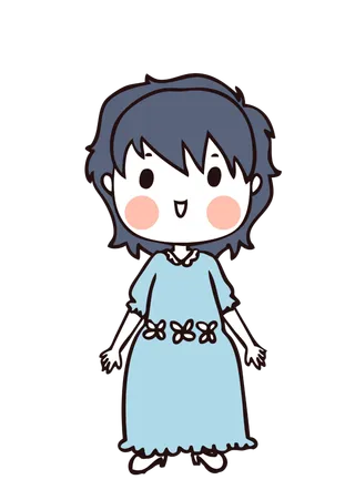 简约风PNG卡通小人动漫动画人物免扣图片素材 (35)