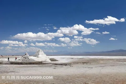 青海茶卡盐湖素材