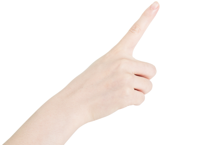 手势免抠png 手点击