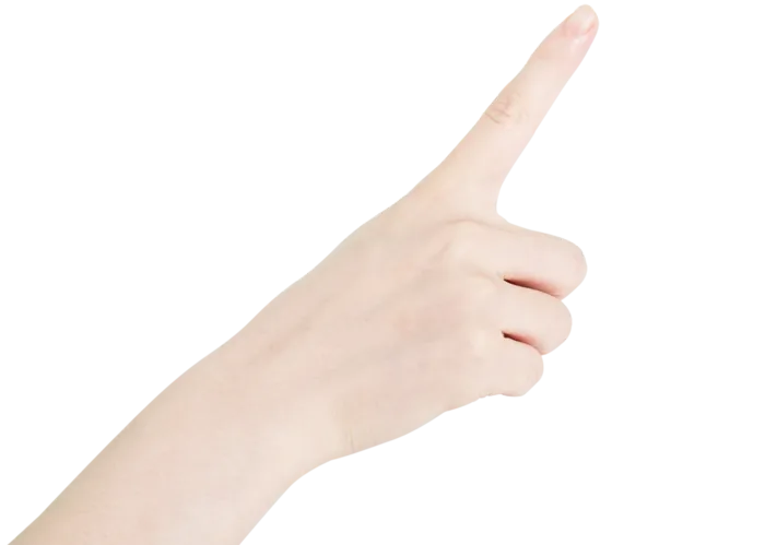 手势免抠png 手点击