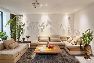 豪华欧式客厅装修效果高清图片素材