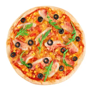 披萨美食烘焙实拍素材图高清摄影图