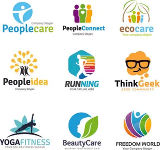 手绘Logo标志素材