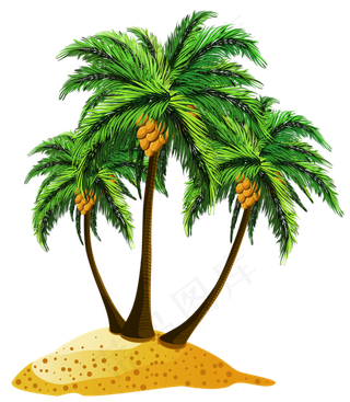 电商免抠海边沙滩元素实物摄影