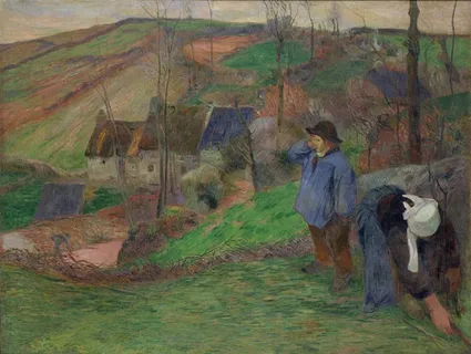 保罗·高更风景名画作品素材 保罗·高更风景名画作品素材