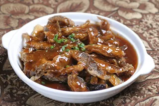 小黄花鱼焖秋茄 (3)