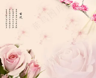 唯美古风诗词图片