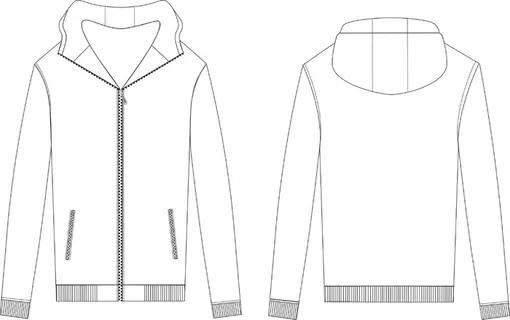 连帽外套明拉链