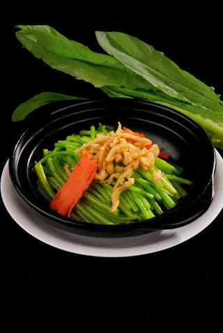 砂窝焗茼蒿茎  26元