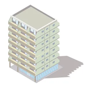 分析图素材图标集合景观建筑立面插画场景AI矢量图形设计