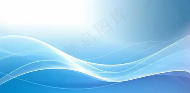 蓝色线条几何科技背景