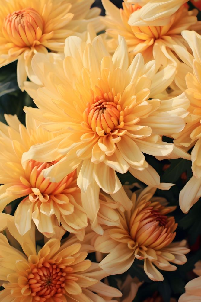 菊花光照摄影图