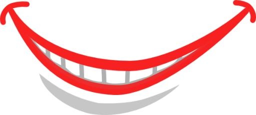 微笑的嘴 PNG免抠(600x270)