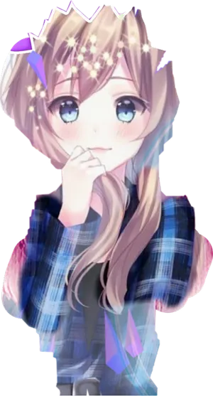 女孩剪影卡通素材 女孩剪影卡通素材