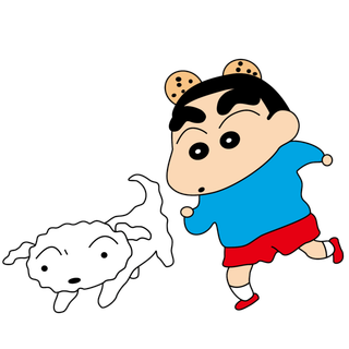 蜡笔小新可爱人物免扣素材